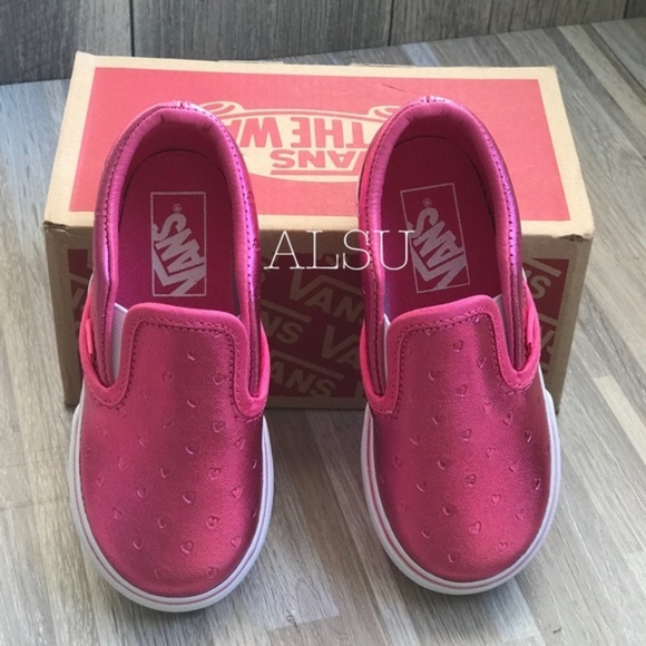 NWT VANS Classic Slip On Metallic Heats AUTHENTIC - Picture 2 of 6